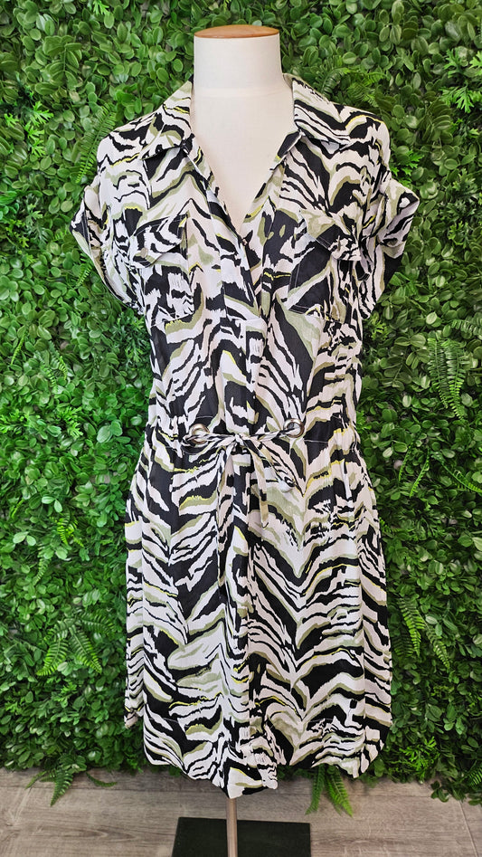 Pomodoro Multi Safari Dress (14)