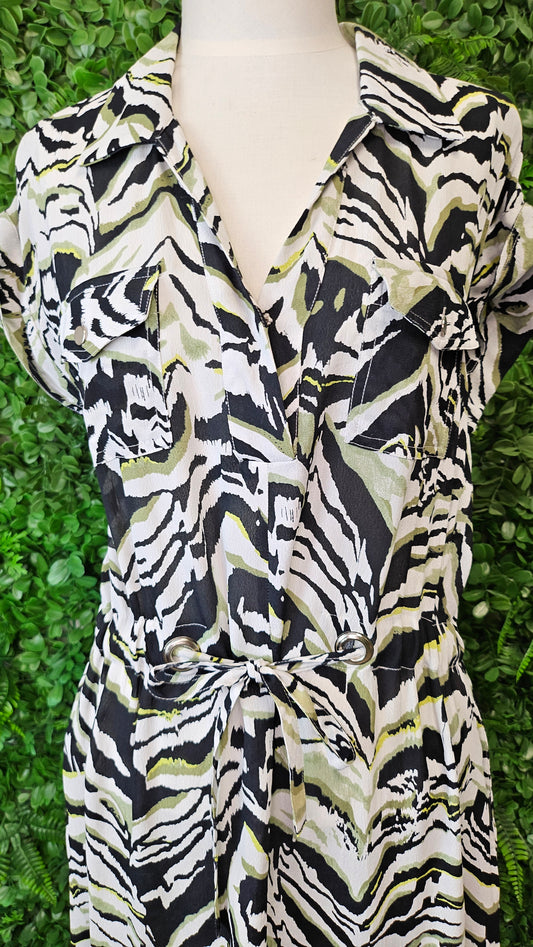 Pomodoro Multi Safari Dress (14)