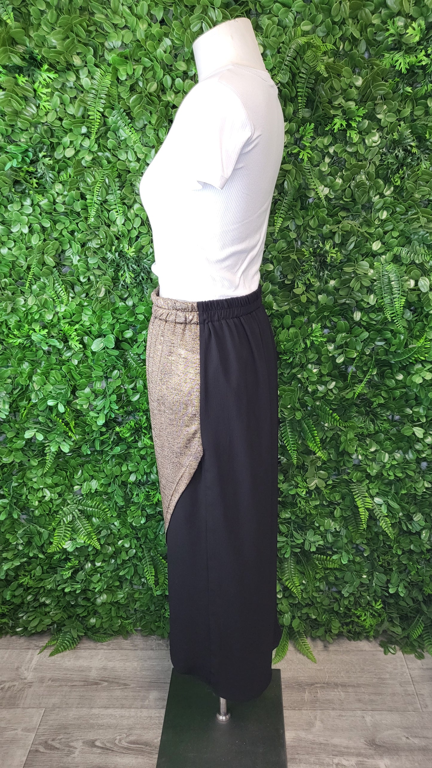 Augustine Gold/Black Metallic Skirt (12)