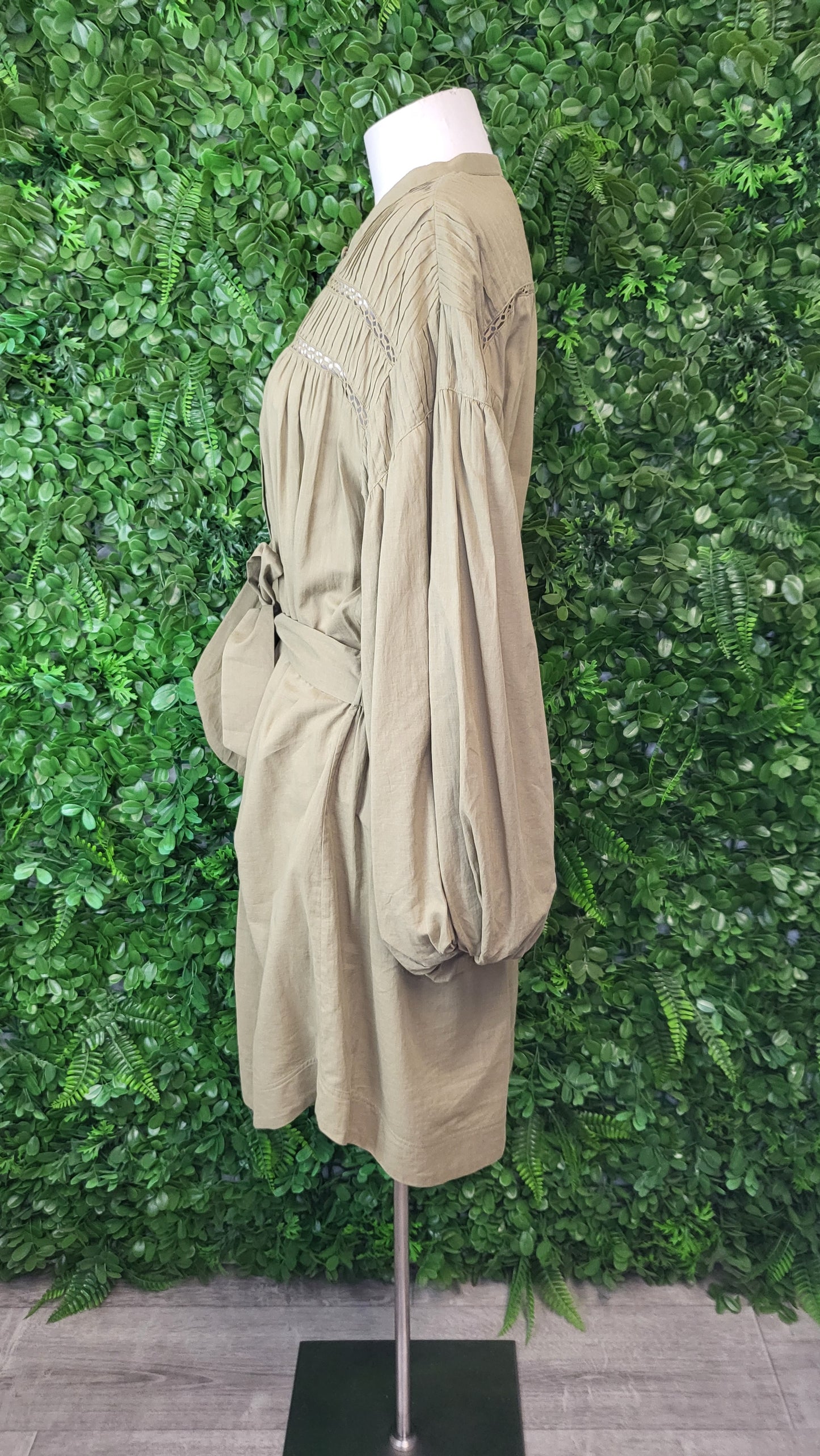 Witchery Khaki Smock Dress (14)