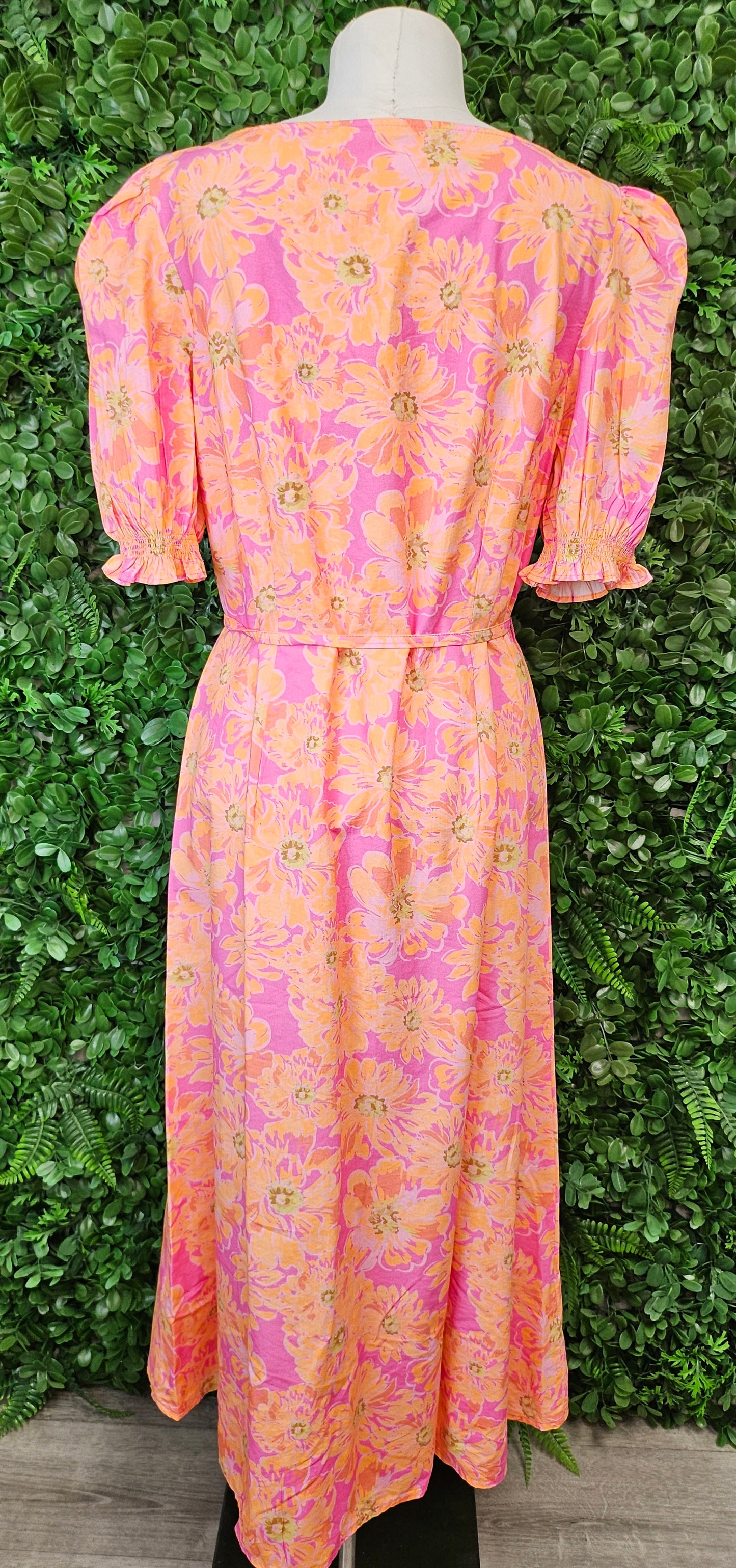 Elm  Floral Print Dress BNWT (12)