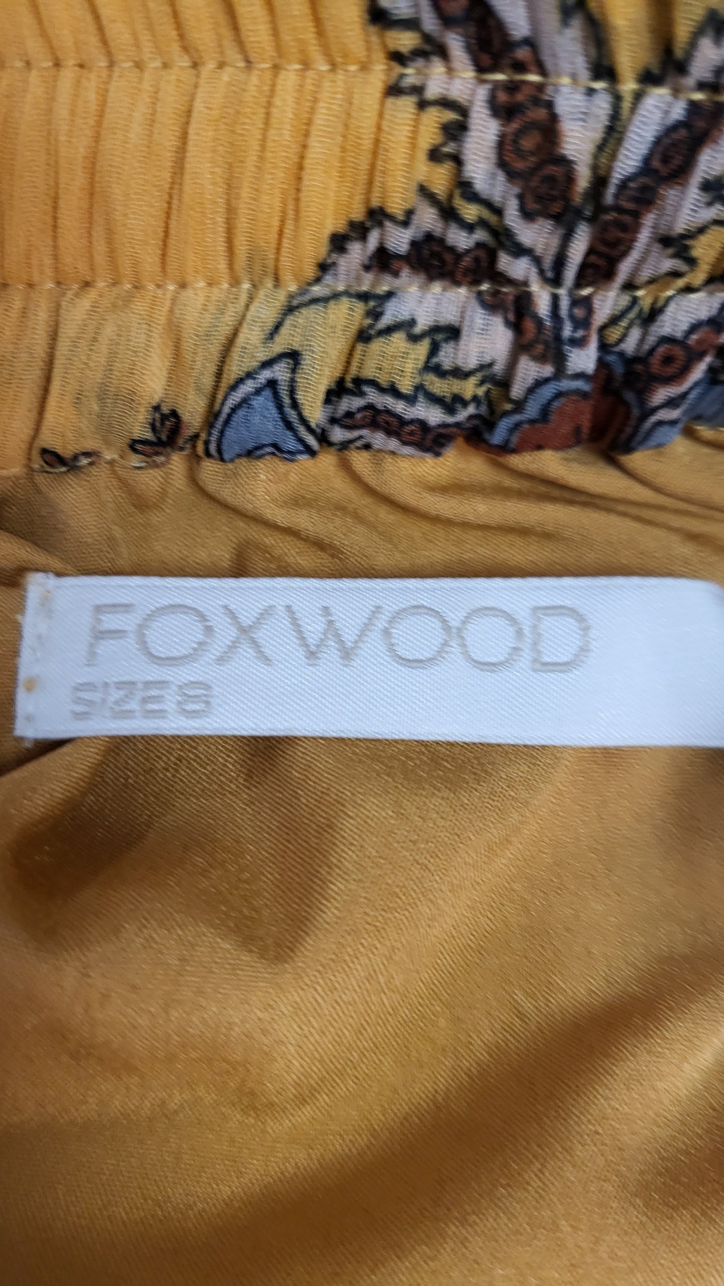 Foxwood Mustard Boho Skirt (8)