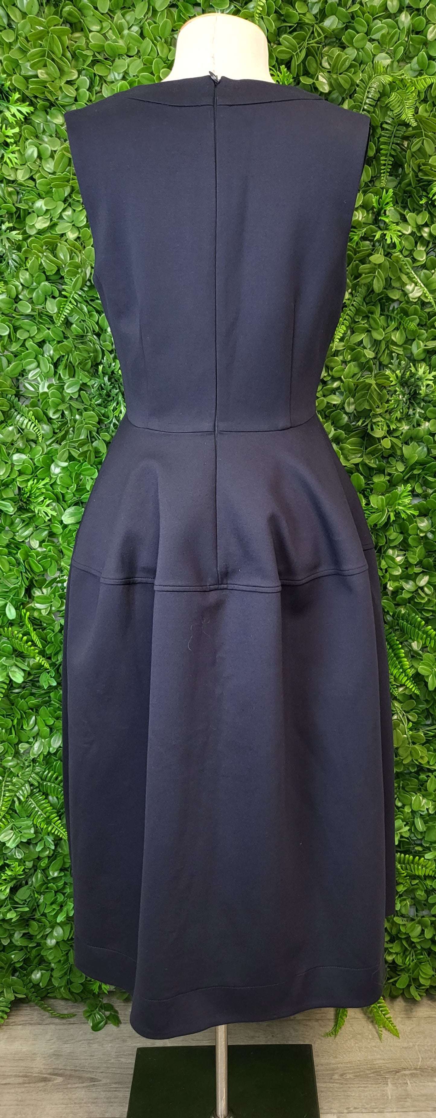 Nicholas Ink Ponti Deep V-Neck Dress (10)