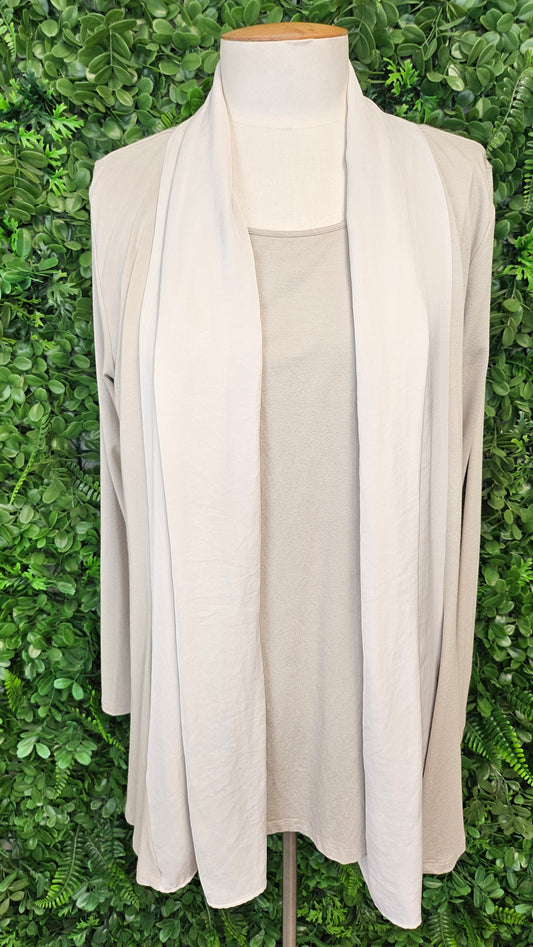 Paula Ryan Sand 2 Piece Top (14-16)