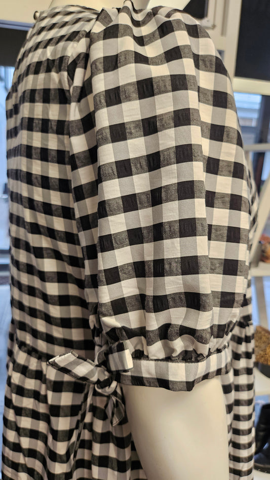 City Chic Check Gingham Smock Dress (16-18)