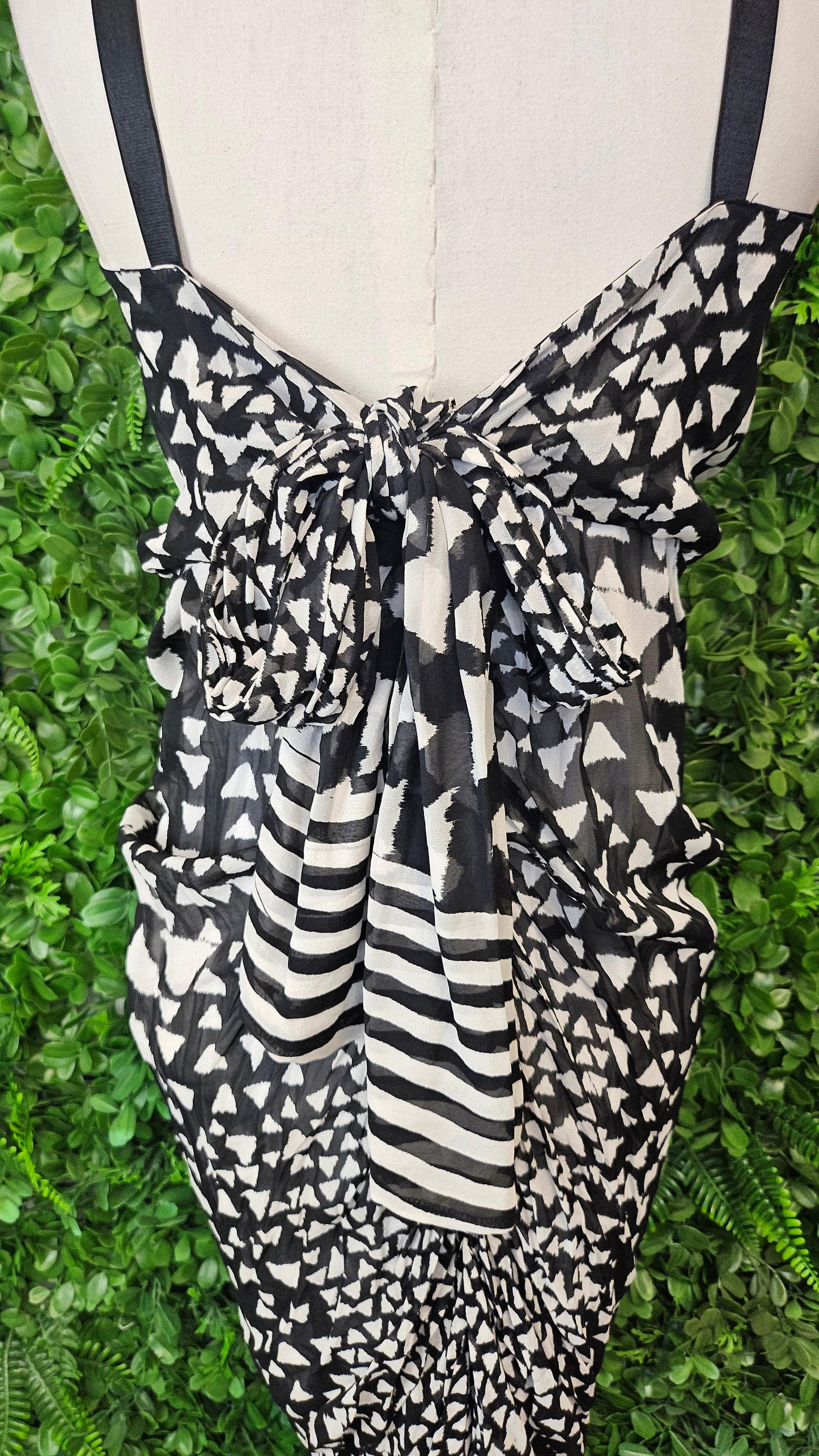 Annah Stretton Black/White Okapi Dress BNWT (14)