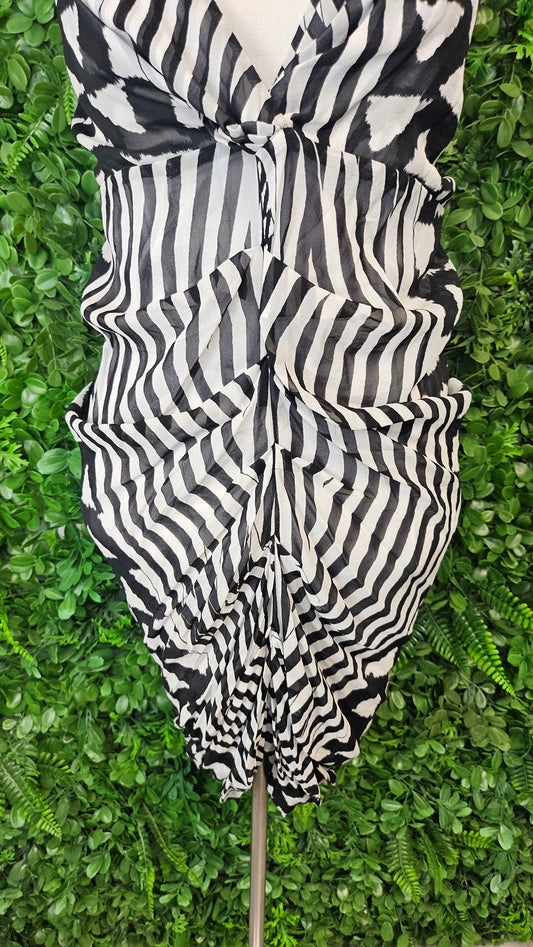 Annah Stretton Black/White Okapi Dress BNWT (14)