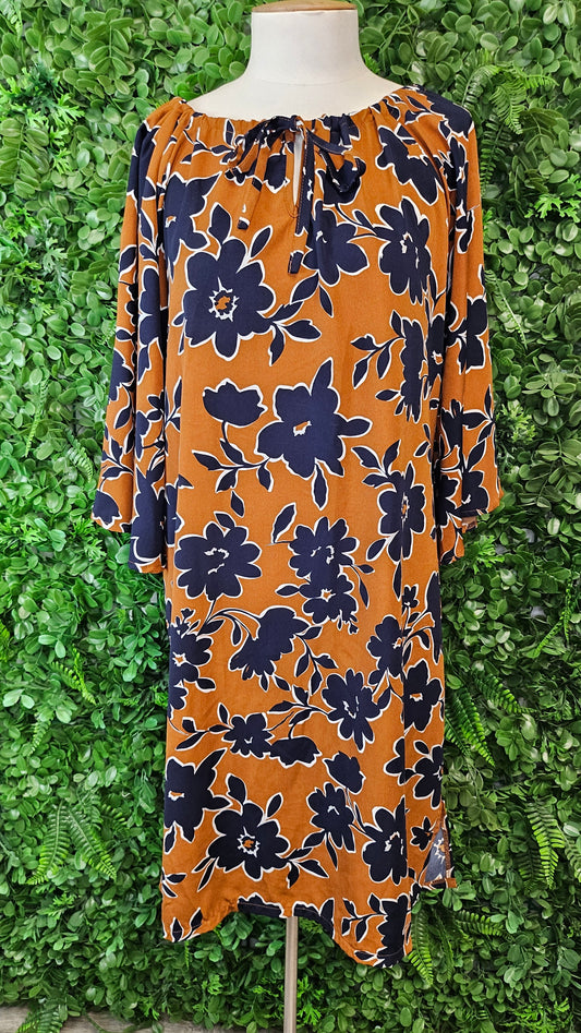 Kilt Floral Shift Dress (14)