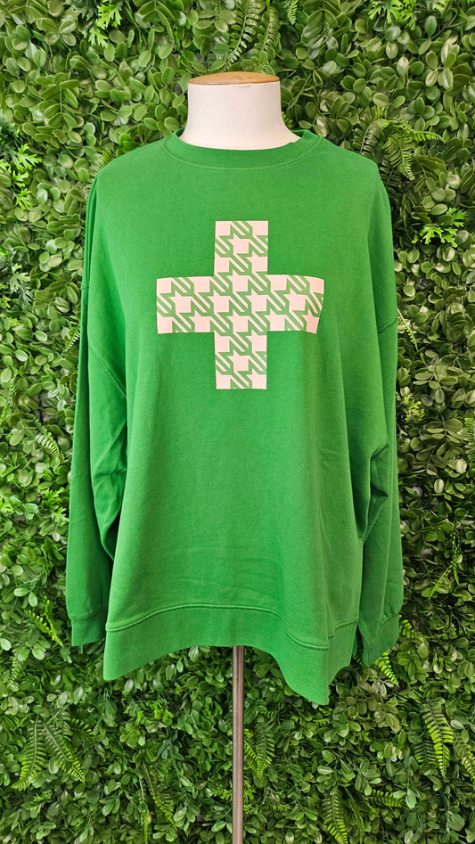 Stella+Gemma Green Crew Neck Sweater BNWT (12)