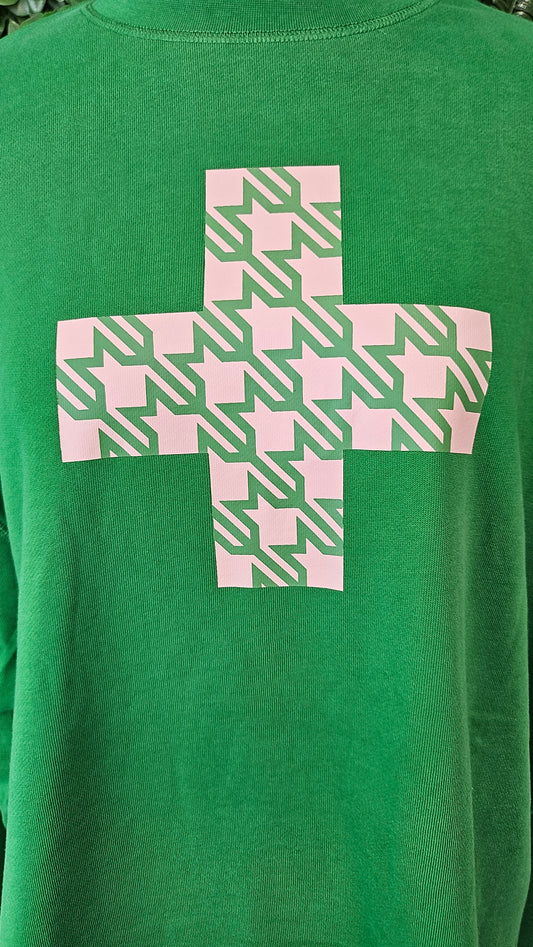 Stella+Gemma Green Crew Neck Sweater BNWT (12)