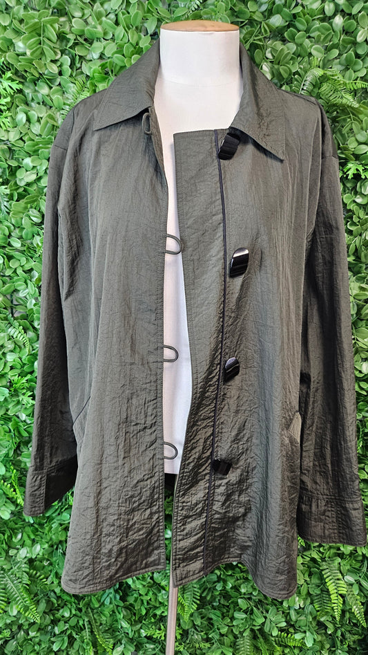 Vamp Olive A-Line Jacket (8-12)
