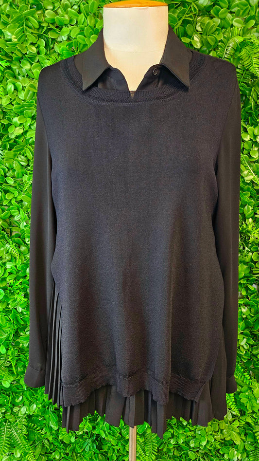 Cooper Black Knit Mission Top BNWT (10)