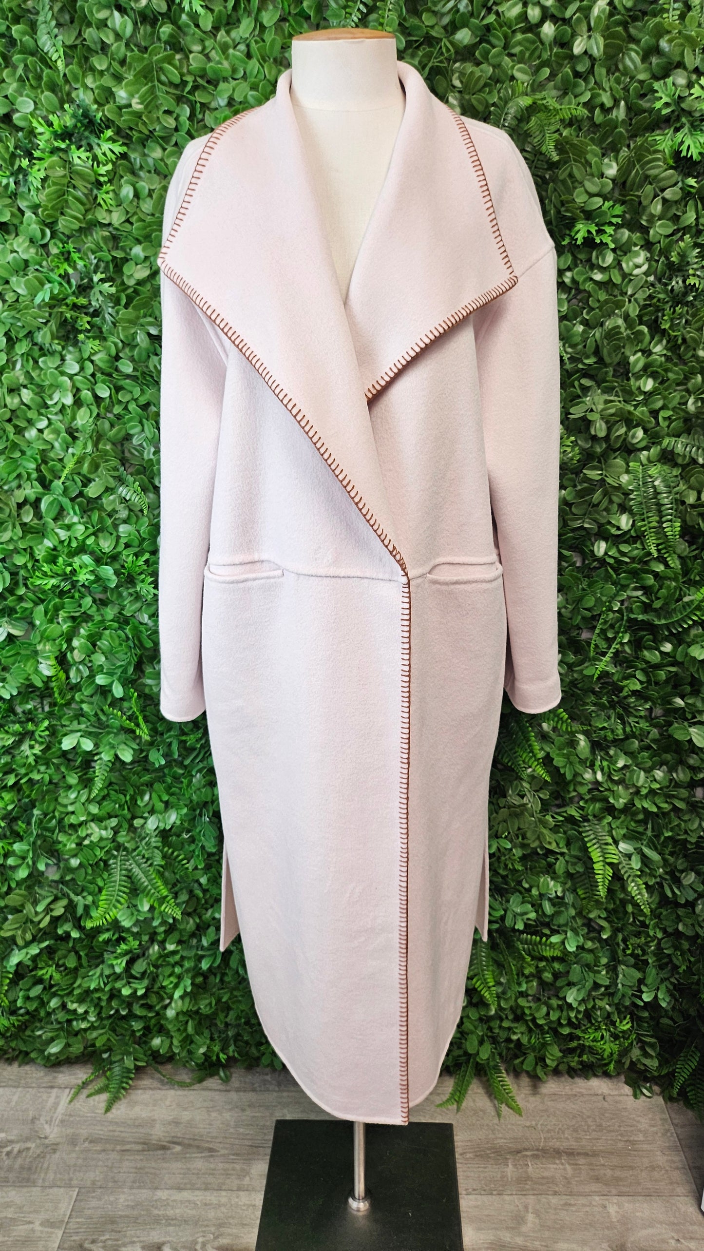 Loobies Story Dusky Blush Pink Capucine Coat (14)