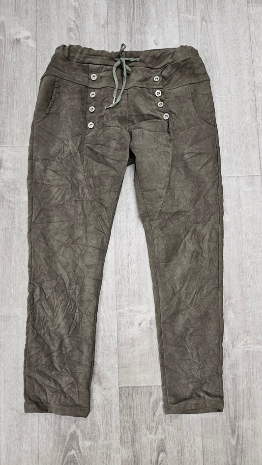 Imagine Italy Olive Pants (12-14)