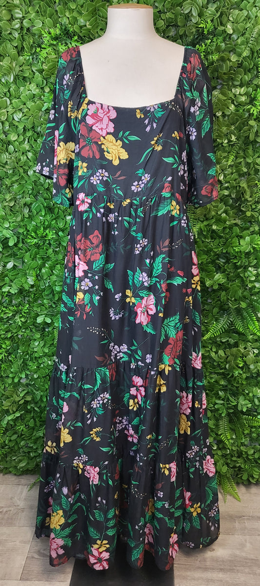 Max Floral Tiered Maxi Dress (16-18)
