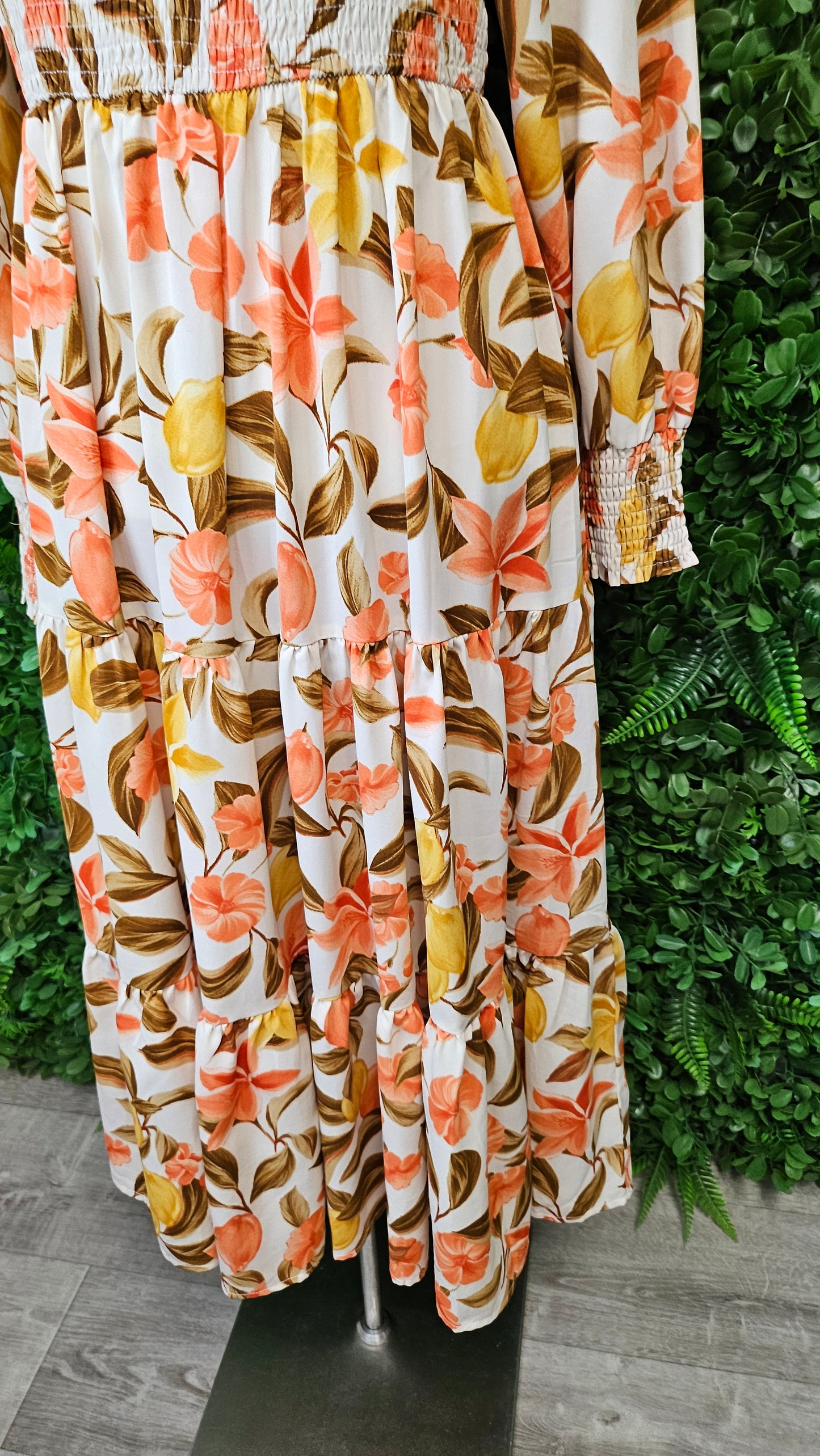 Leoni Floral Long Sleeve Dress (12)