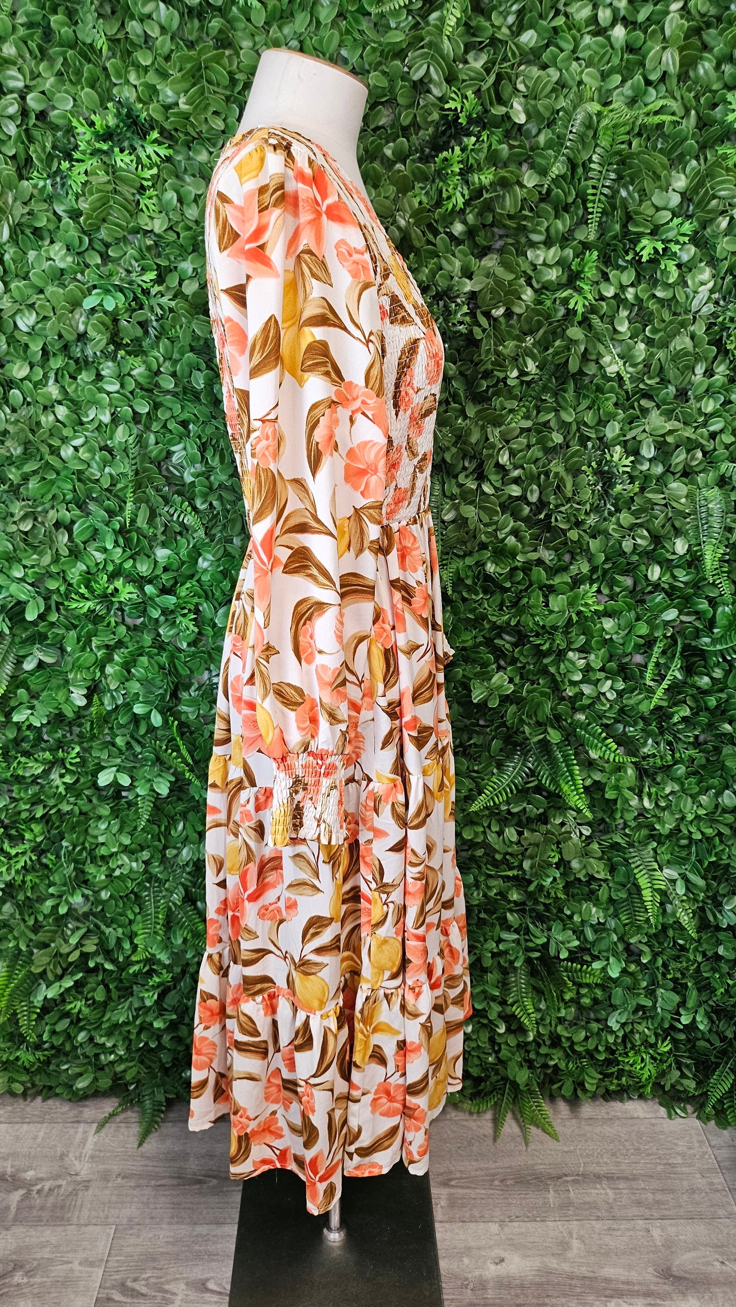 Leoni Floral Long Sleeve Dress (12)