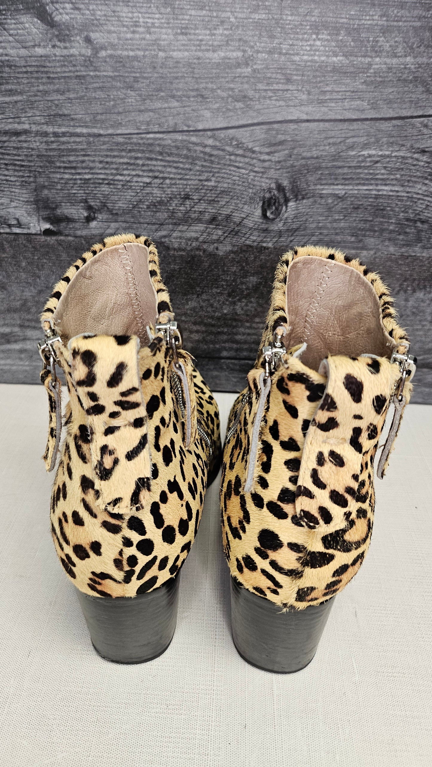 Andrea Biani  Leopard Print Boot (40)