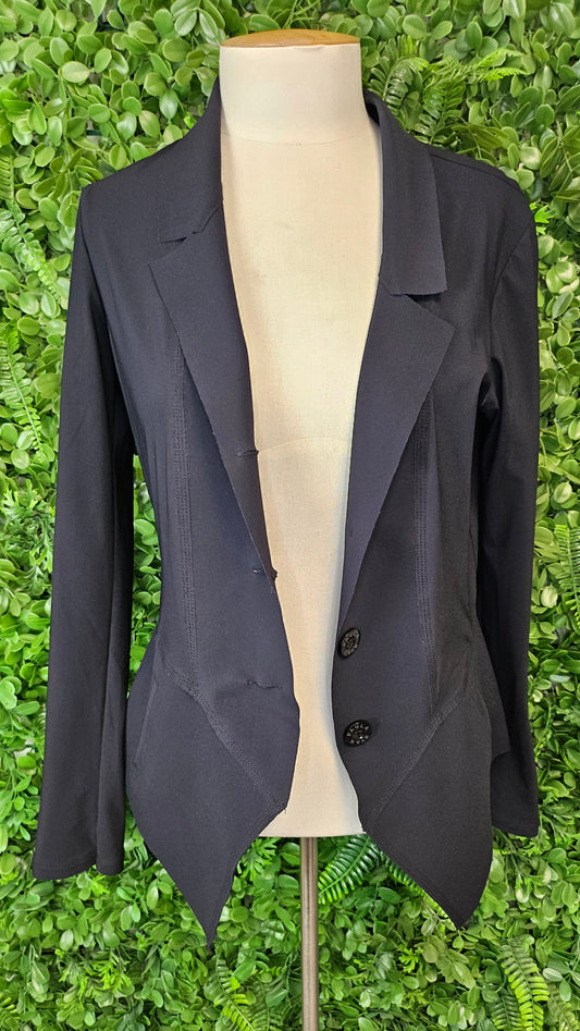 Paula Ryan Ink Shaped Hem Jacket (8-10)