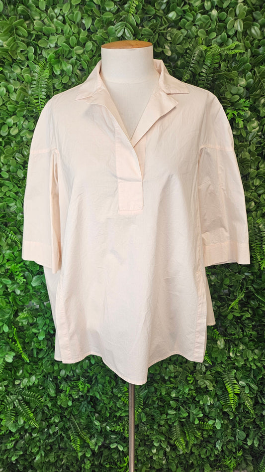 Adolfo Dominguez Peach Oversized Blouse (10-12)