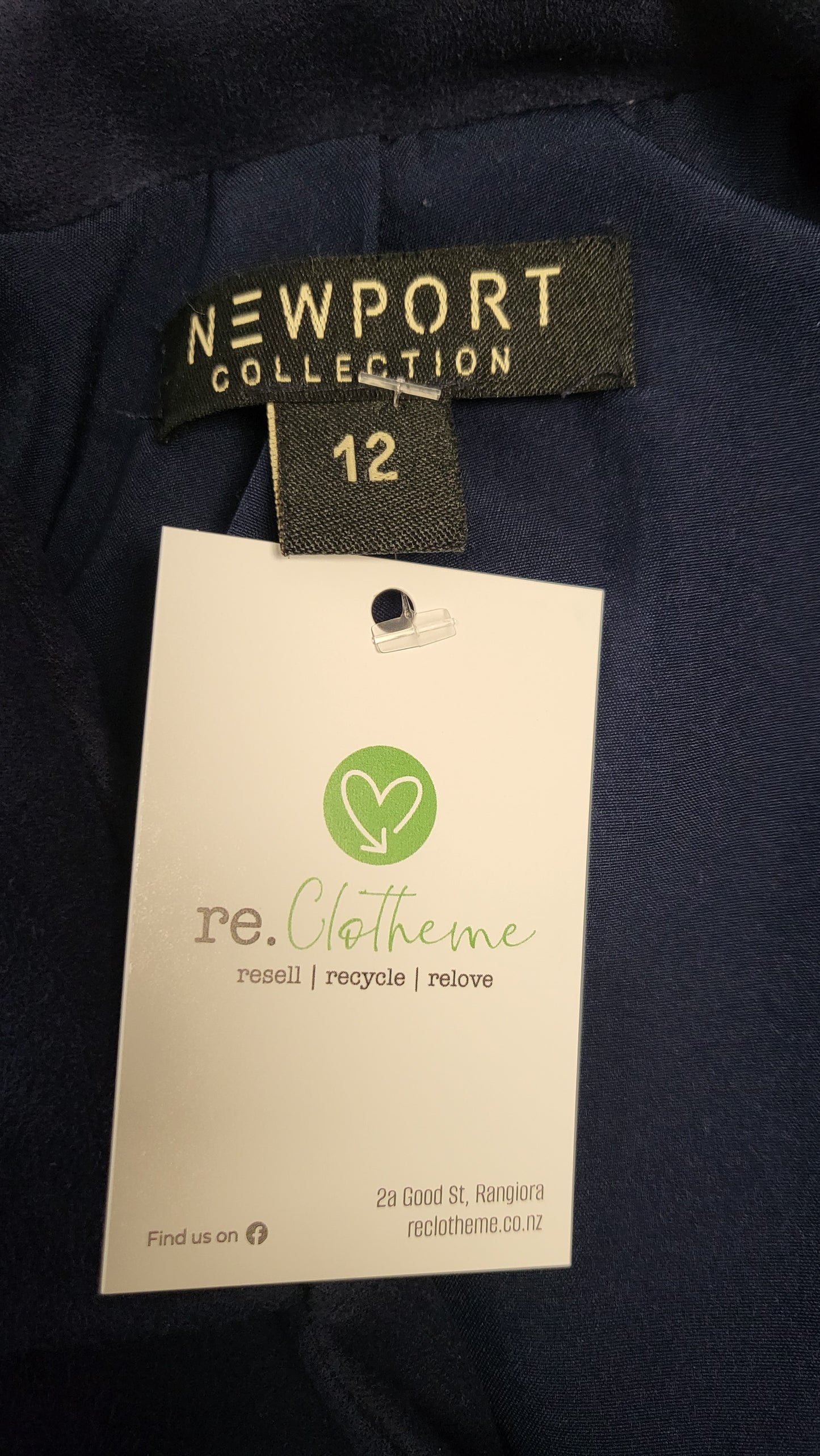 Newport Navy Suedette Jacket (12)