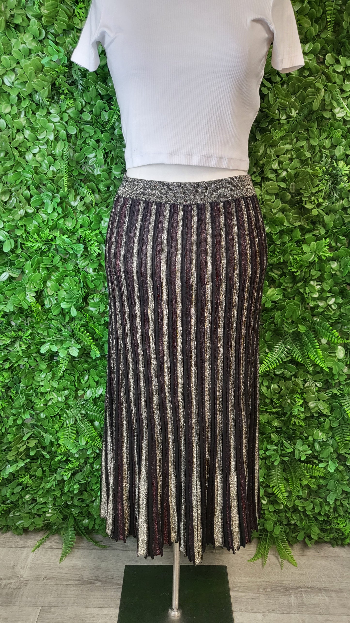 Scotch & Soda Metallic Starwatcher Skirt (14)