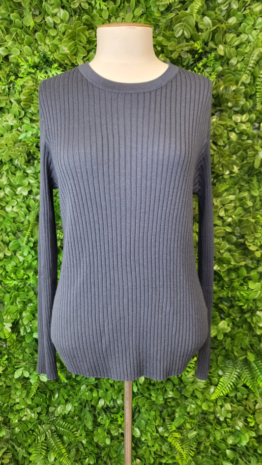 Elementary Blue Ribbed Merino Knit (16)