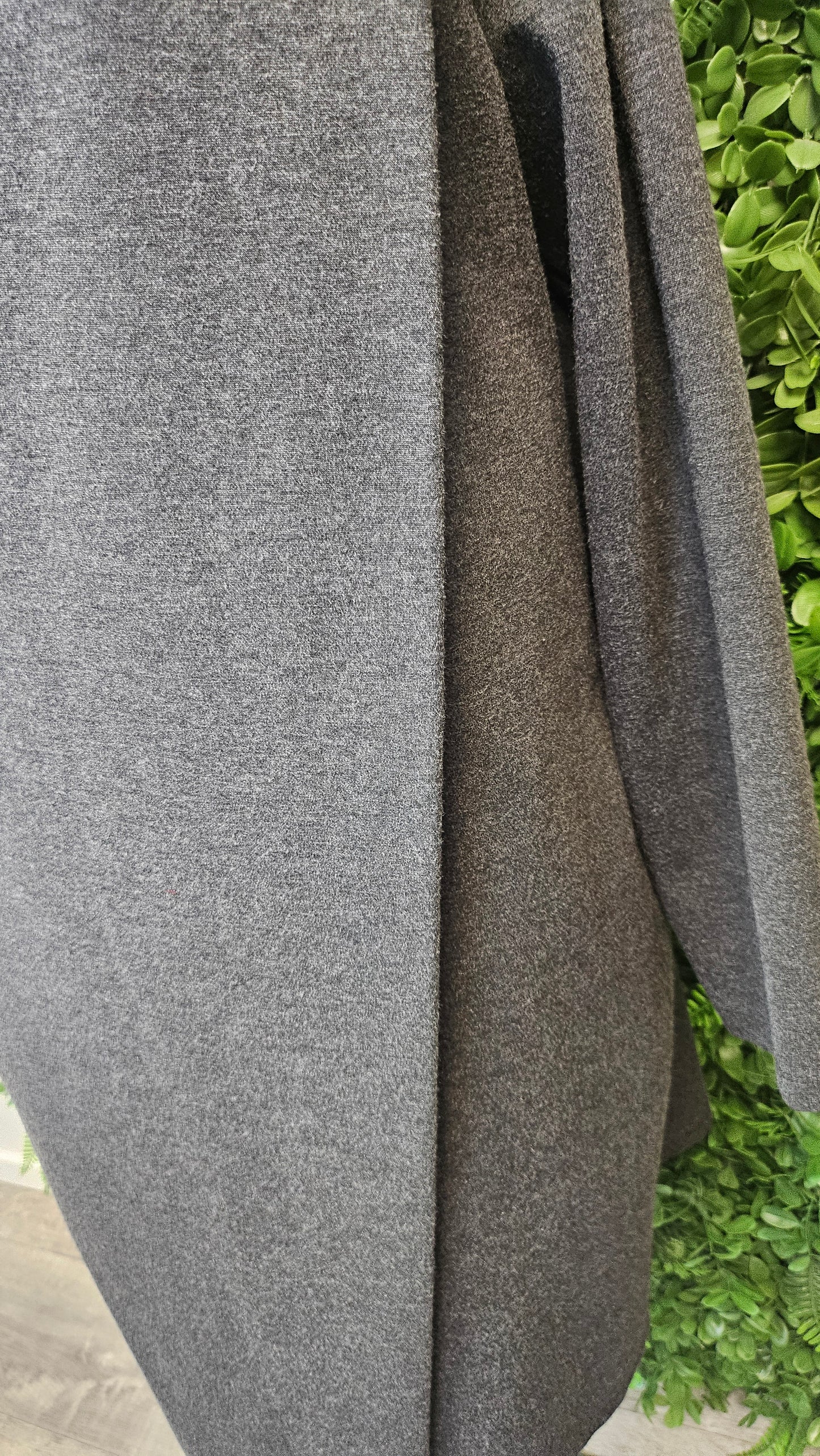 Memo Grey Draped Front Dress (14)