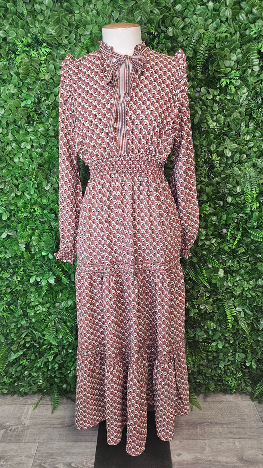 Max Studio Multi Retro Print Dress (10)