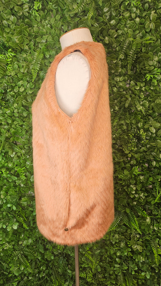 Maison Scotch Toffee Faux Fur Gilet (8-10)