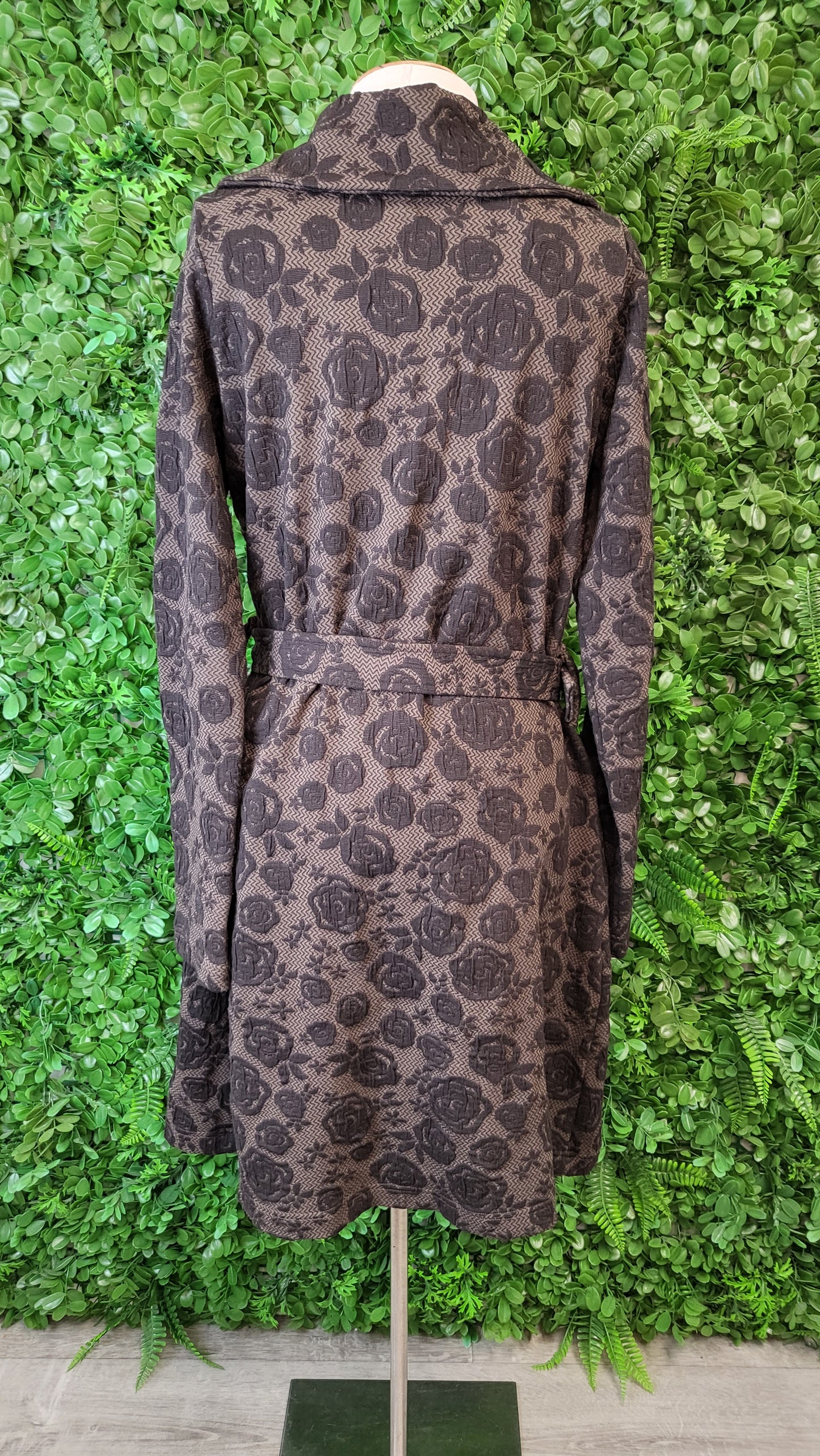 Metalicus Brown Floral Coat (10)
