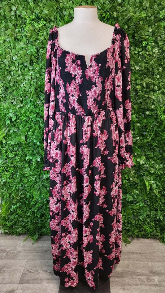 City Chic Floral Aurelia Dress BNWT (16)