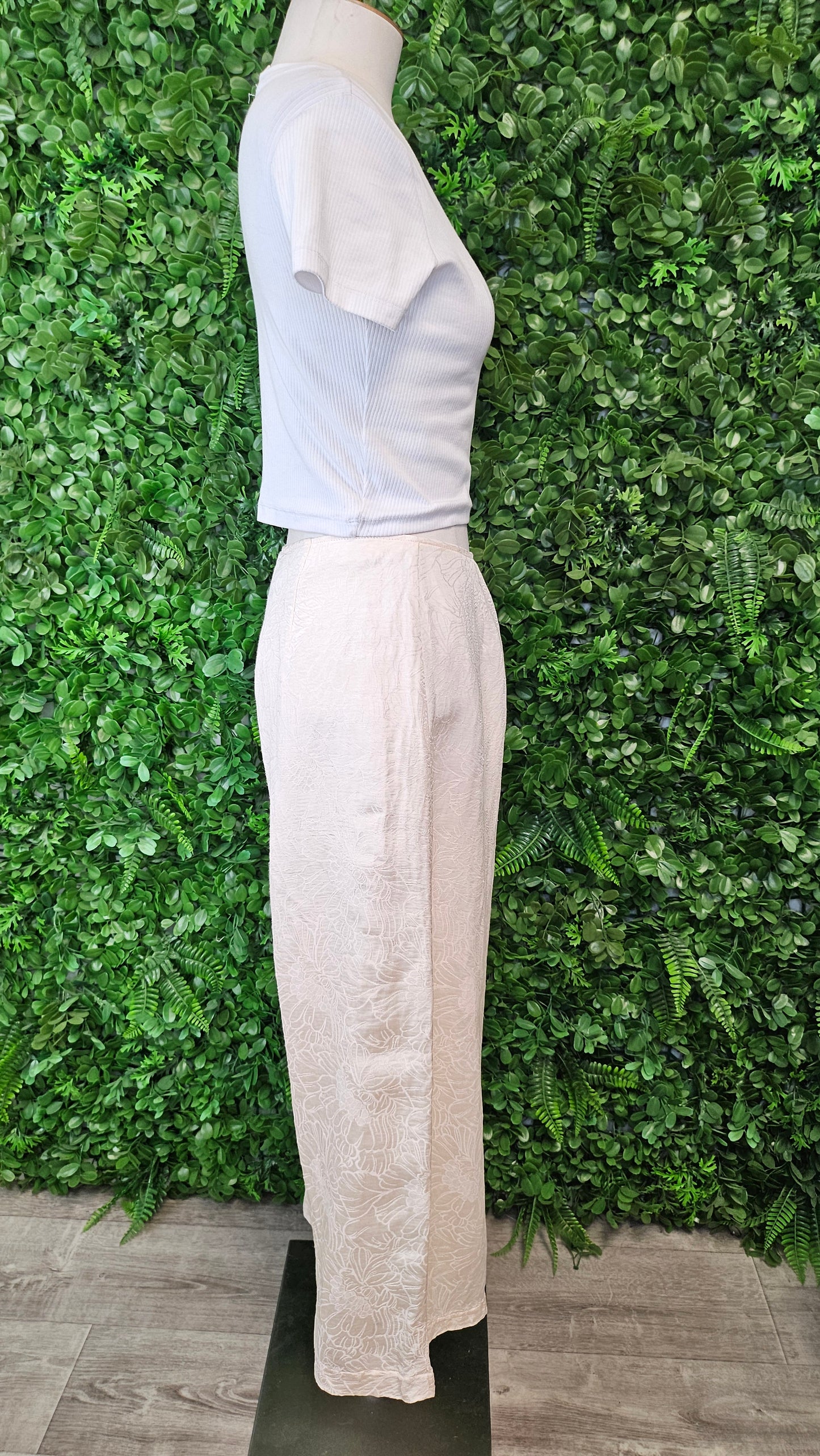 Liam Cream Silk Blend Culotte (10)