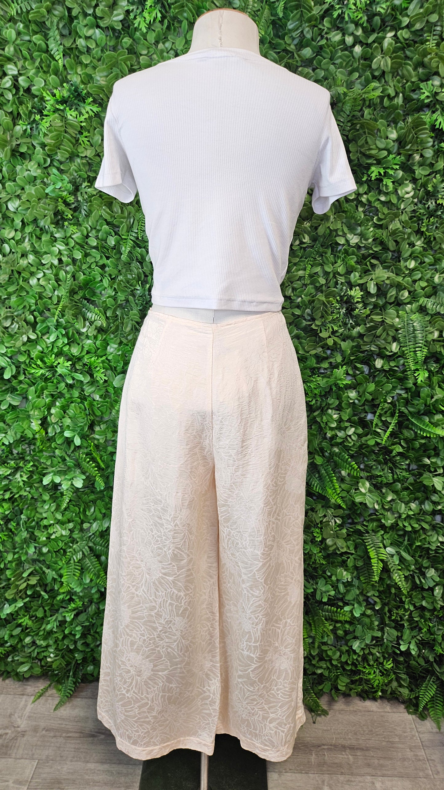 Liam Cream Silk Blend Culotte (10)