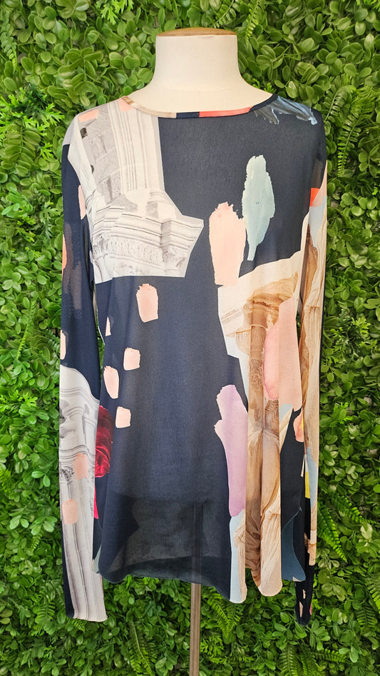 Chocolat Multi Patterned Top (14)