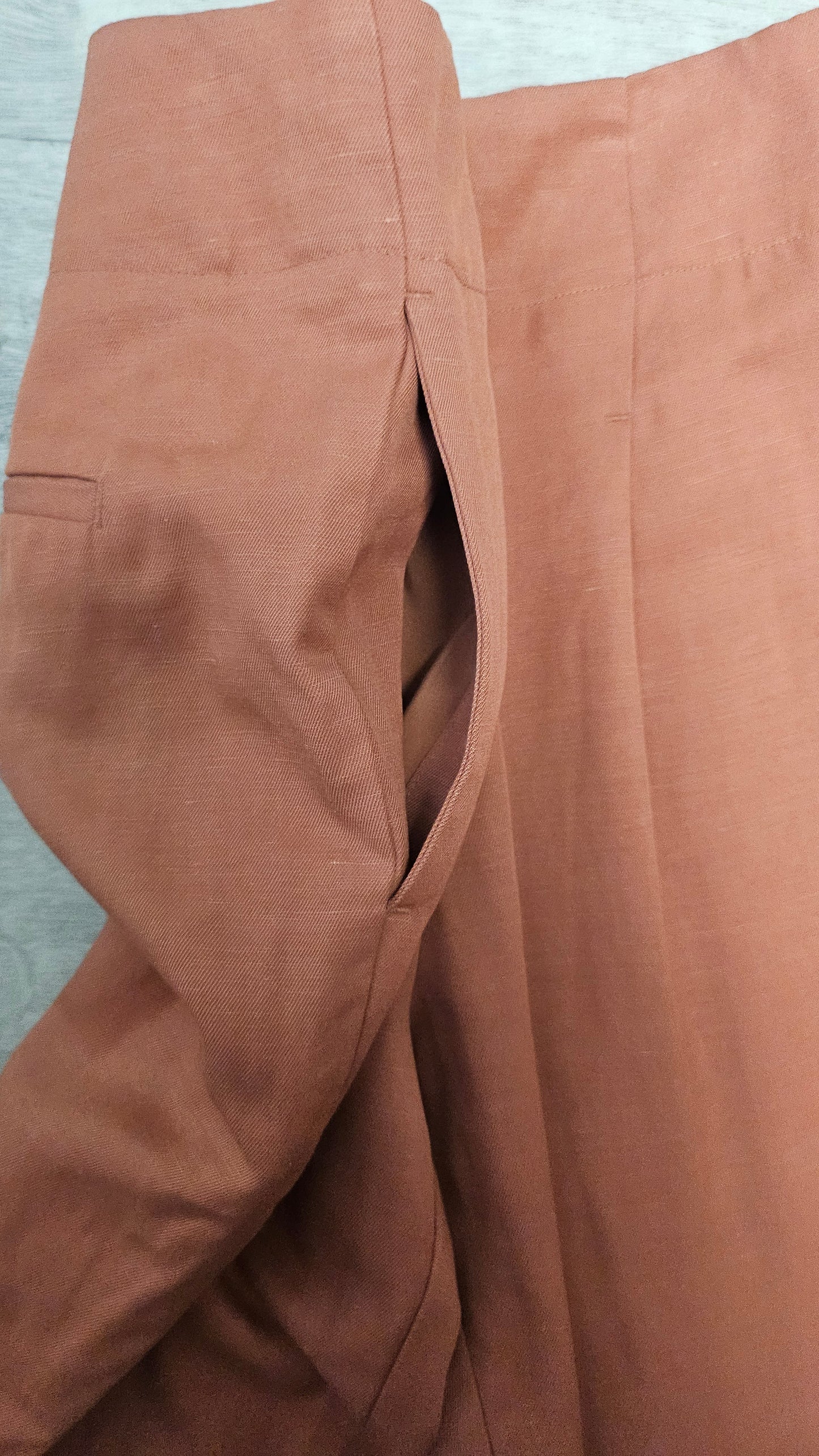 Witchery Rust Linen Blend Pant (8)