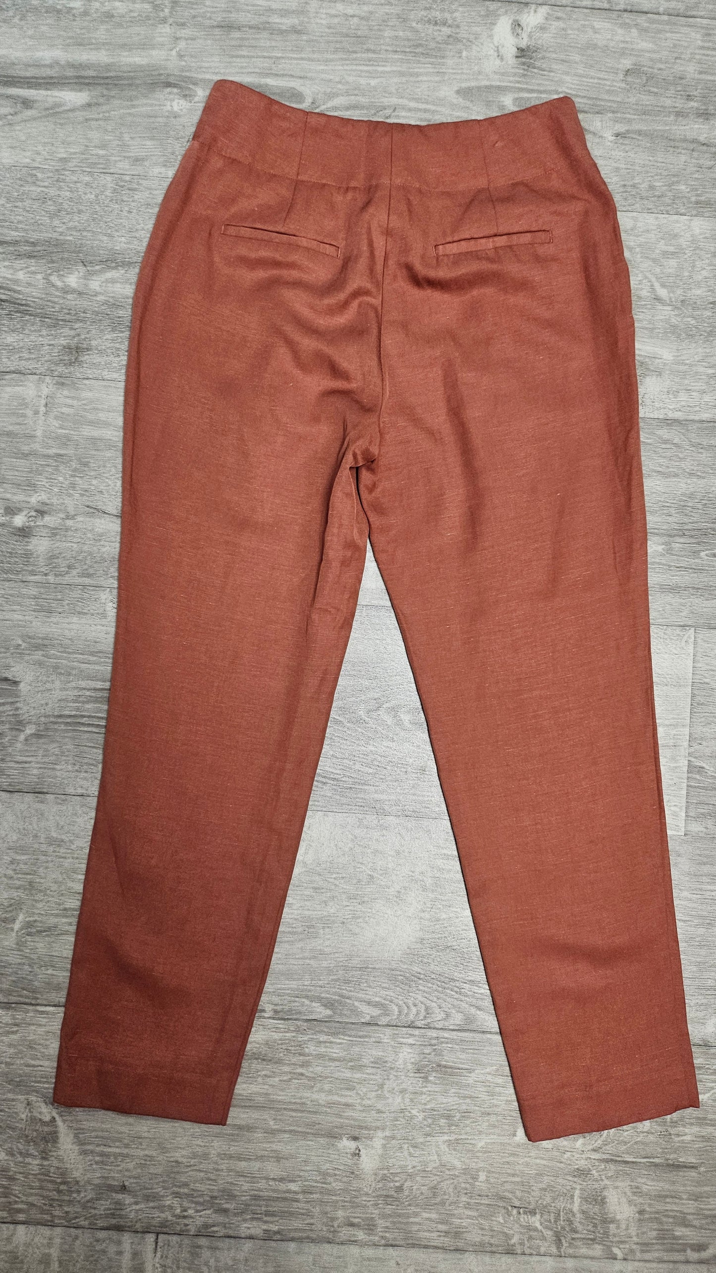 Witchery Rust Linen Blend Pant (8)