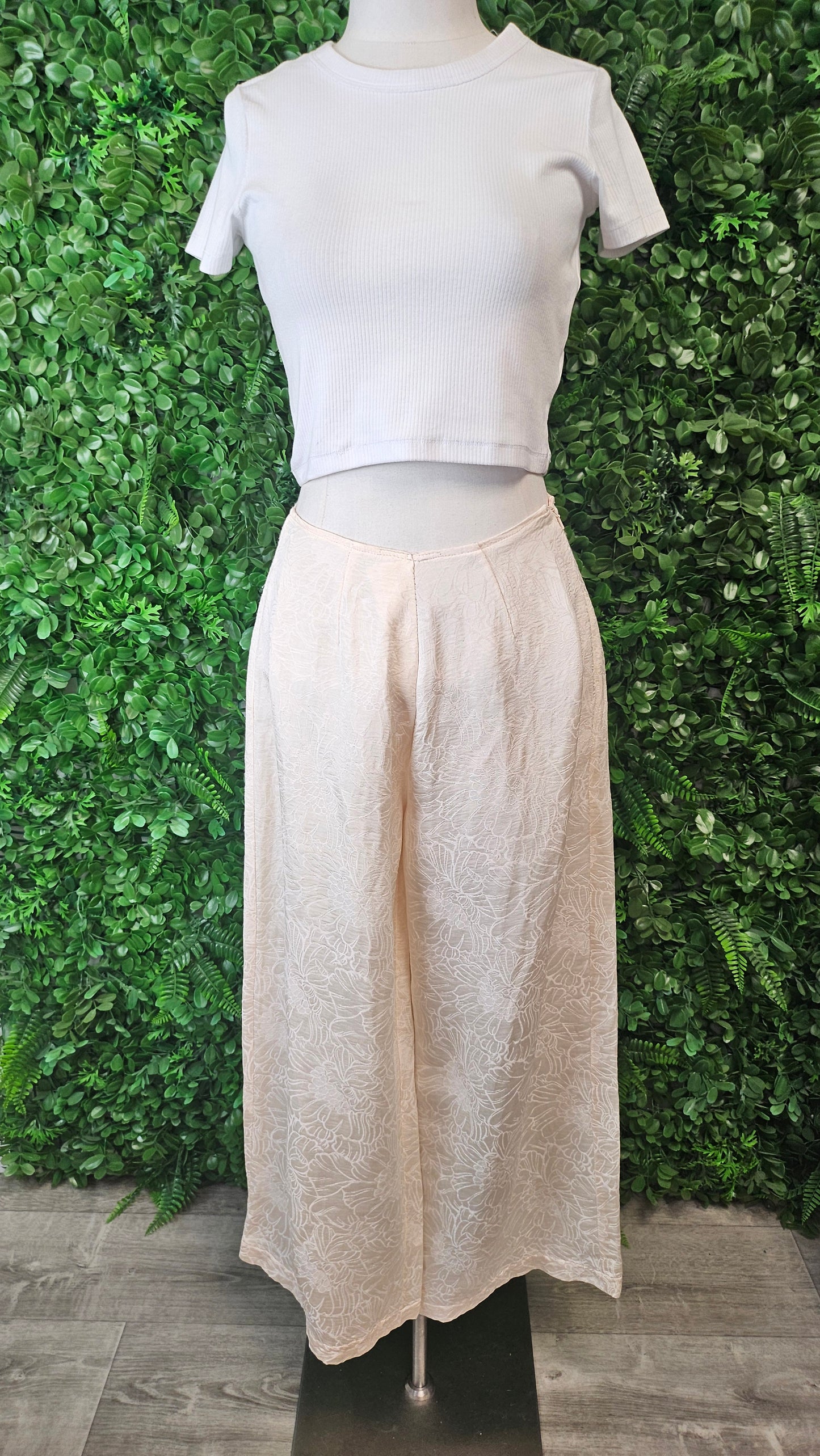 Liam Cream Silk Blend Culotte (10)