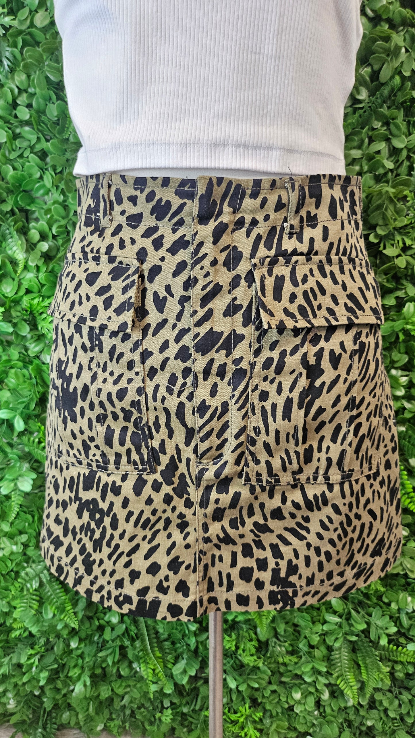 Zara Animal Cargo Skirt (6)