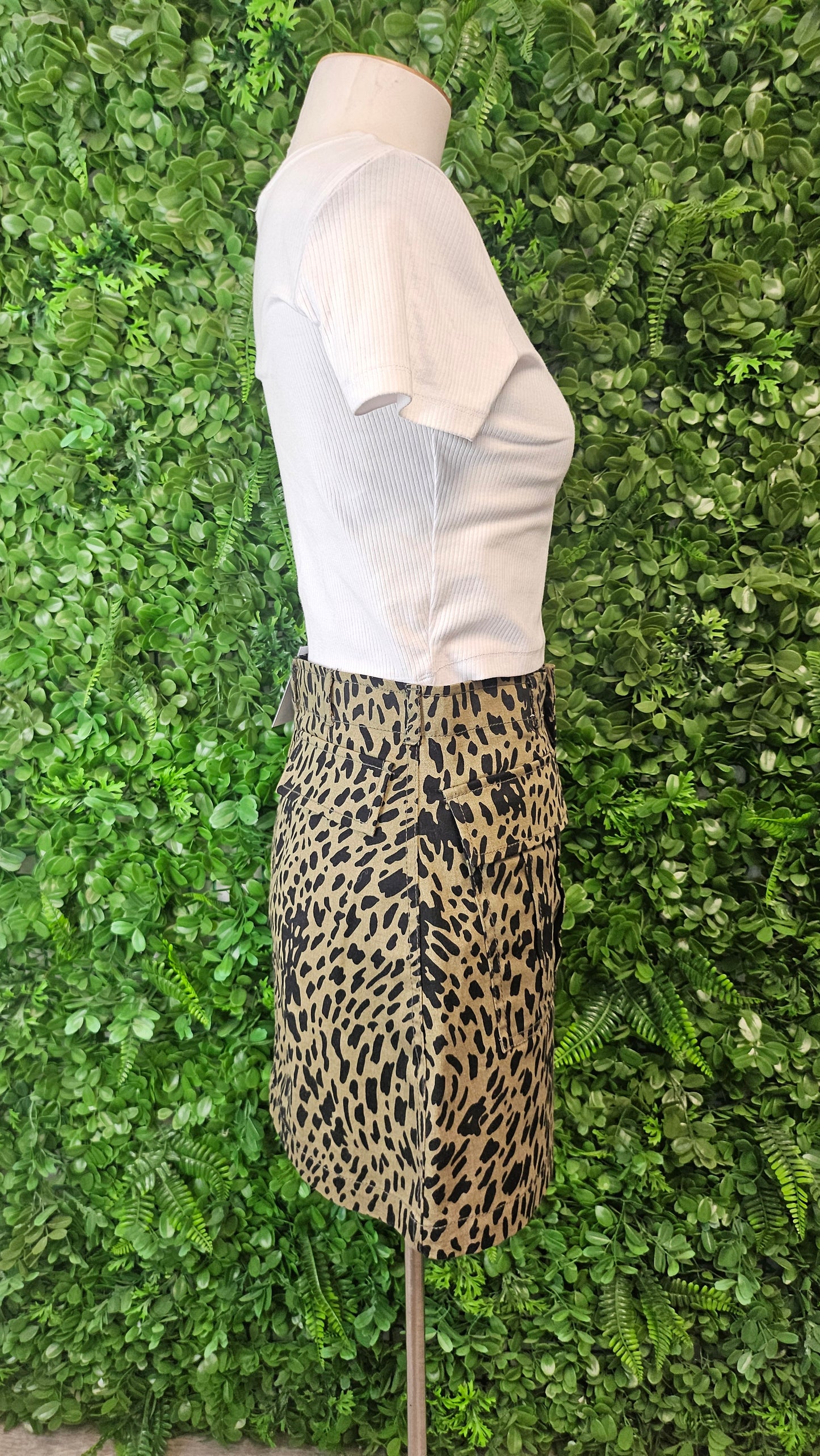 Zara Animal Cargo Skirt (6)