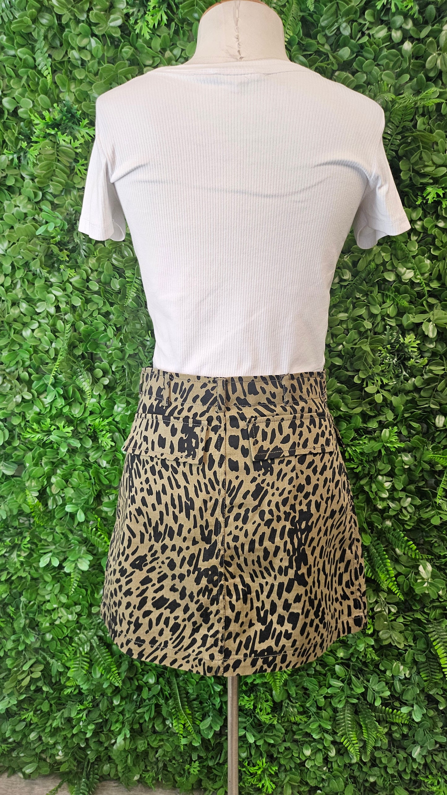 Zara Animal Cargo Skirt (6)