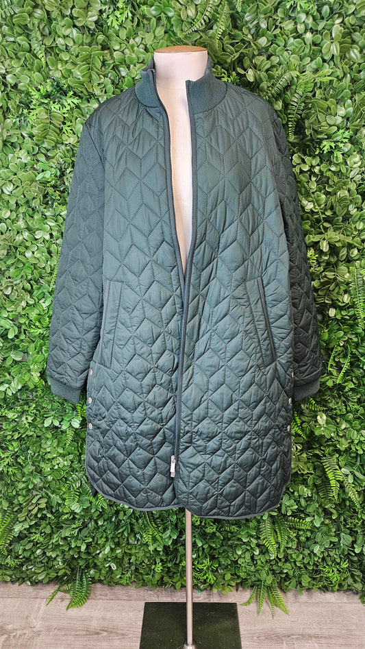 Ilse Jacobsen Green Quilted Jacket (14)