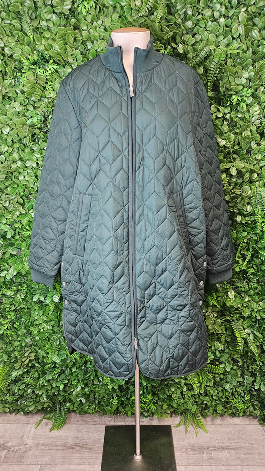 Ilse Jacobsen Green Quilted Jacket (14)