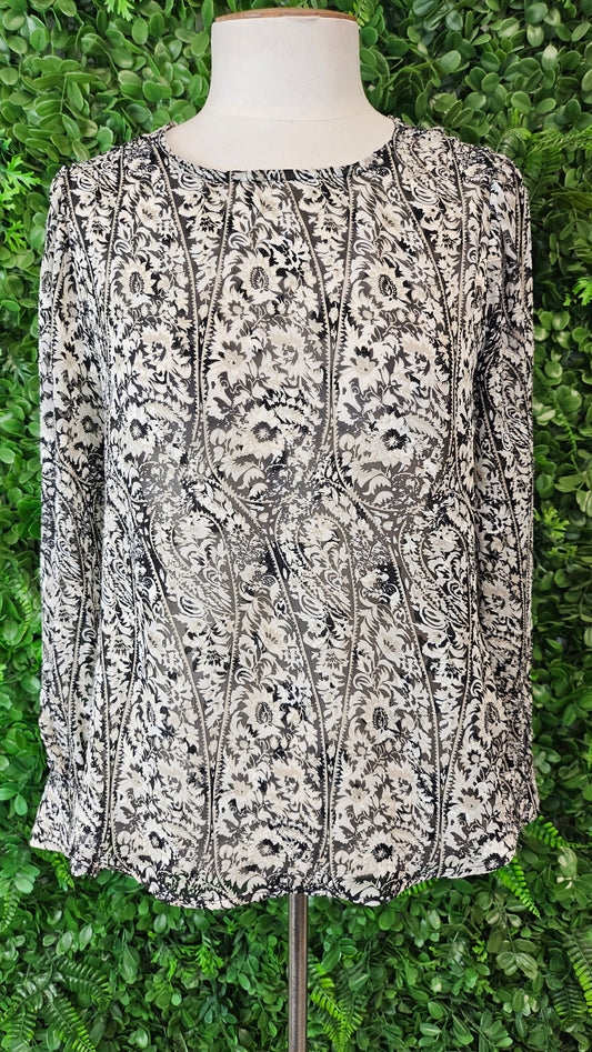 Leila+ Luca Print Sheer Top (8)