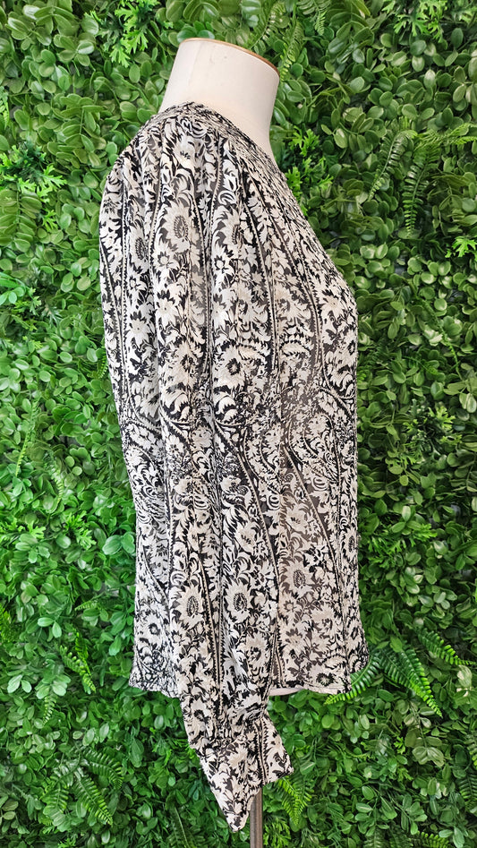 Leila+ Luca Print Sheer Top (8)