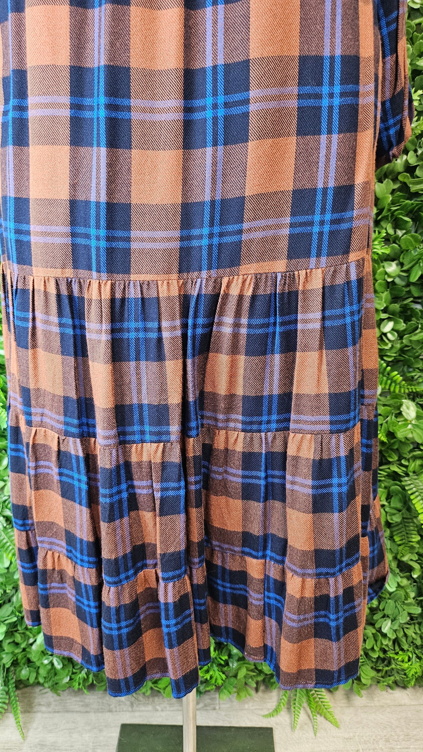 Boom Shankar Multi Check Dress (12)