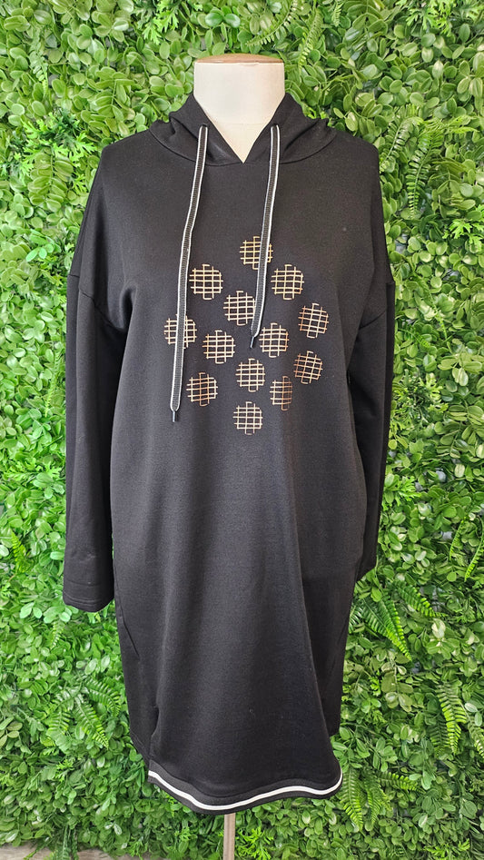 Zafina Black Hoodie Dress (12)