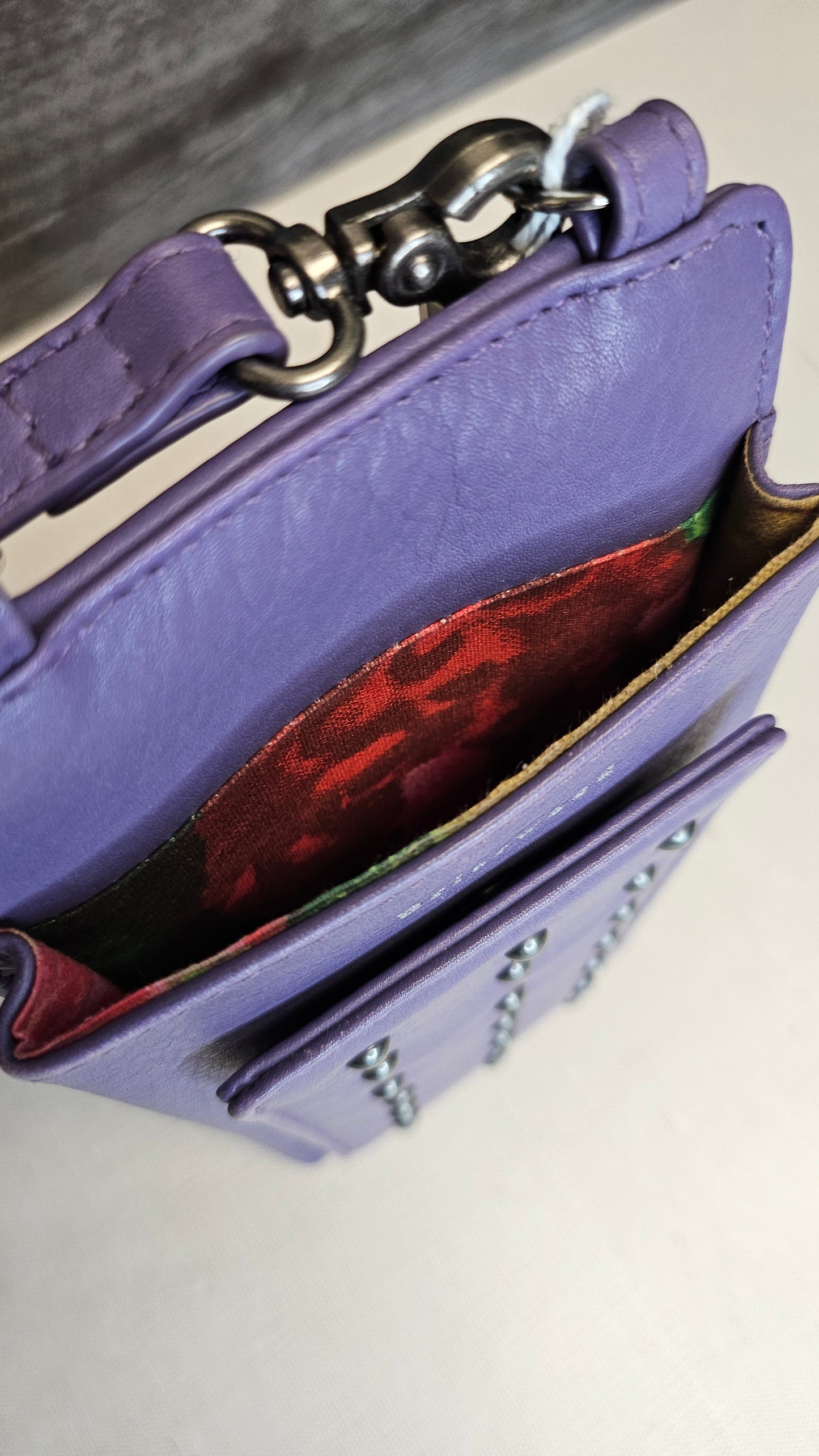 Briarwood Purple Phone Minibag