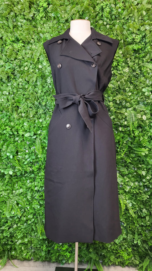 Decjuba Black Eloise Trench BNWT (8-10)