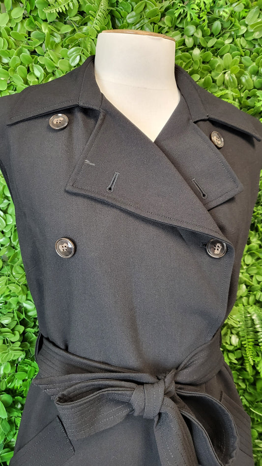 Decjuba Black Eloise Trench BNWT (8-10)